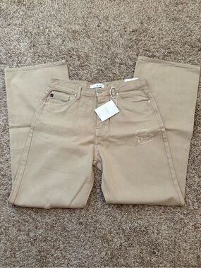 KanCan Khaki Straight Jeans